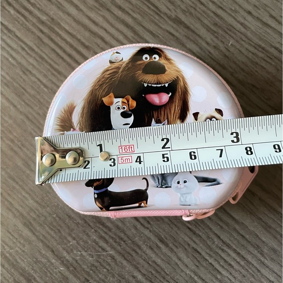 Universal studios ‘secret life of pets’ metal coin double zippered mini - Picture 6 of 8